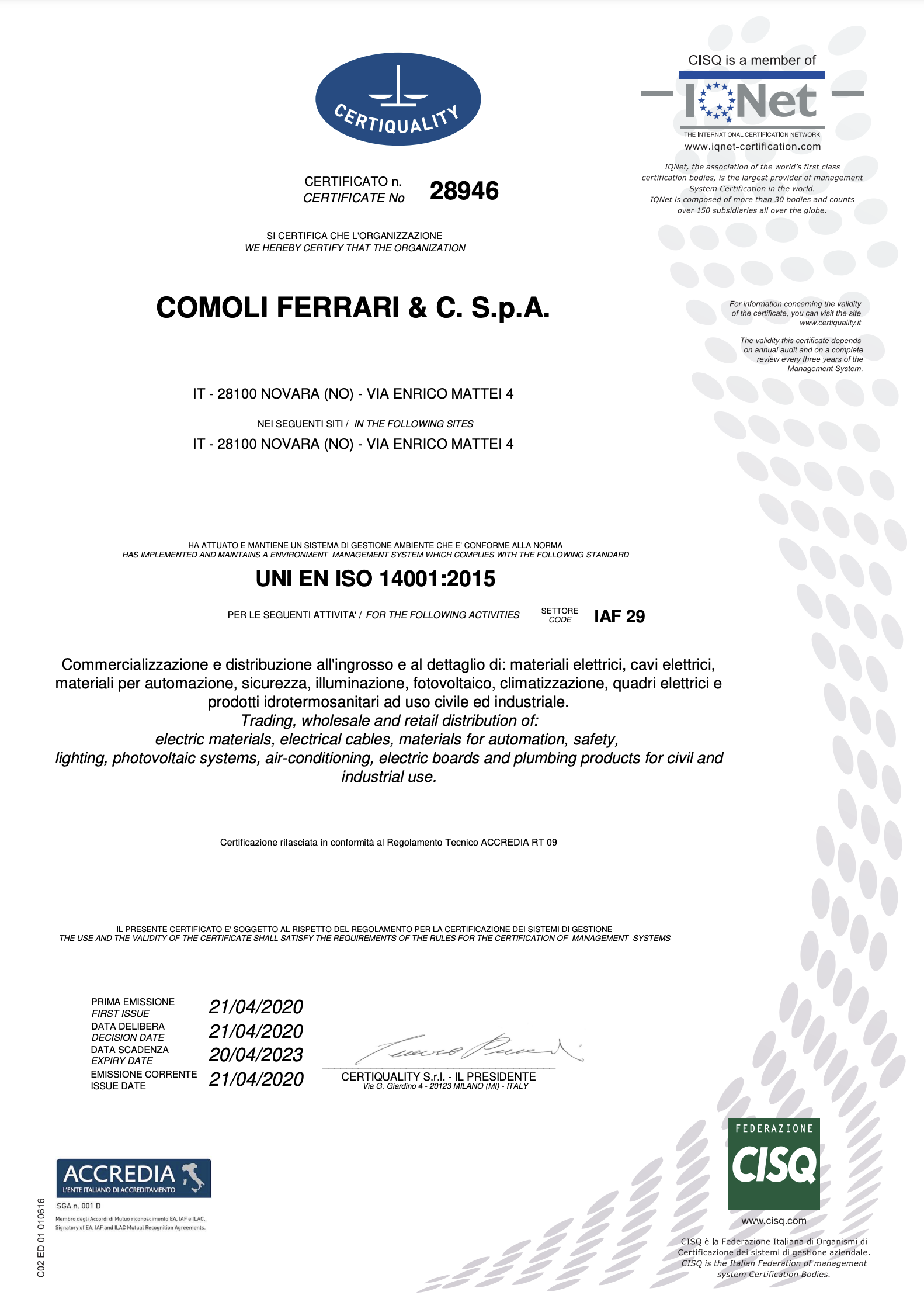 ISO 14001:2015